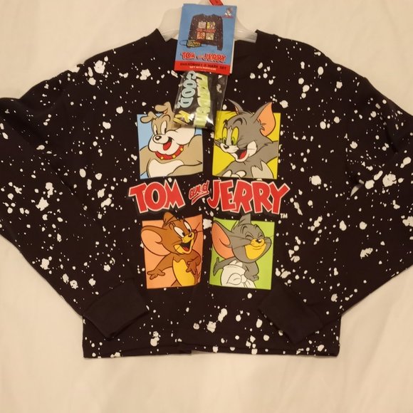 Tom and Jerry Sweaters - Medium Tom and Jerry Sweatshirt & Mask Set